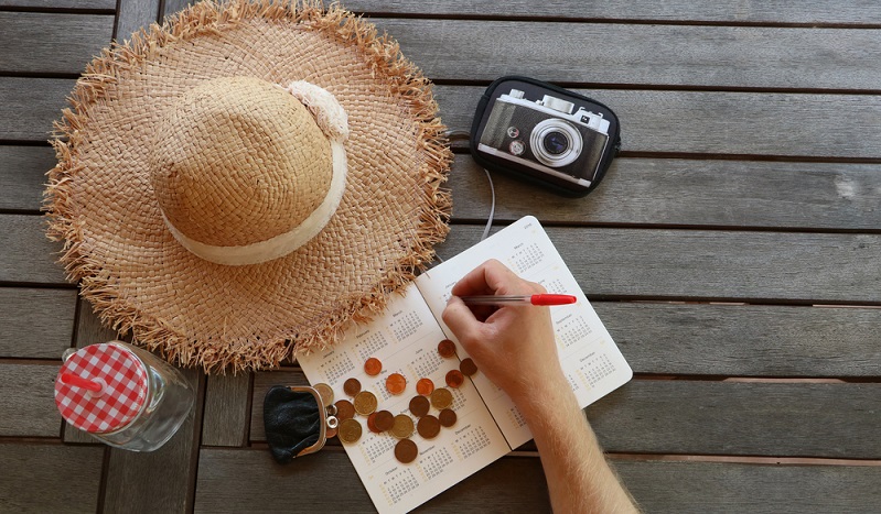 Möglicherweise ist es sinnvoll, zuerst den Kreditantrag für das Reisegeld zu stellen und erst nach der Bewilligung den Urlaub im Detail vorzubereiten. So weiß man, welches Budget man zur Verfügung hat. (#02)