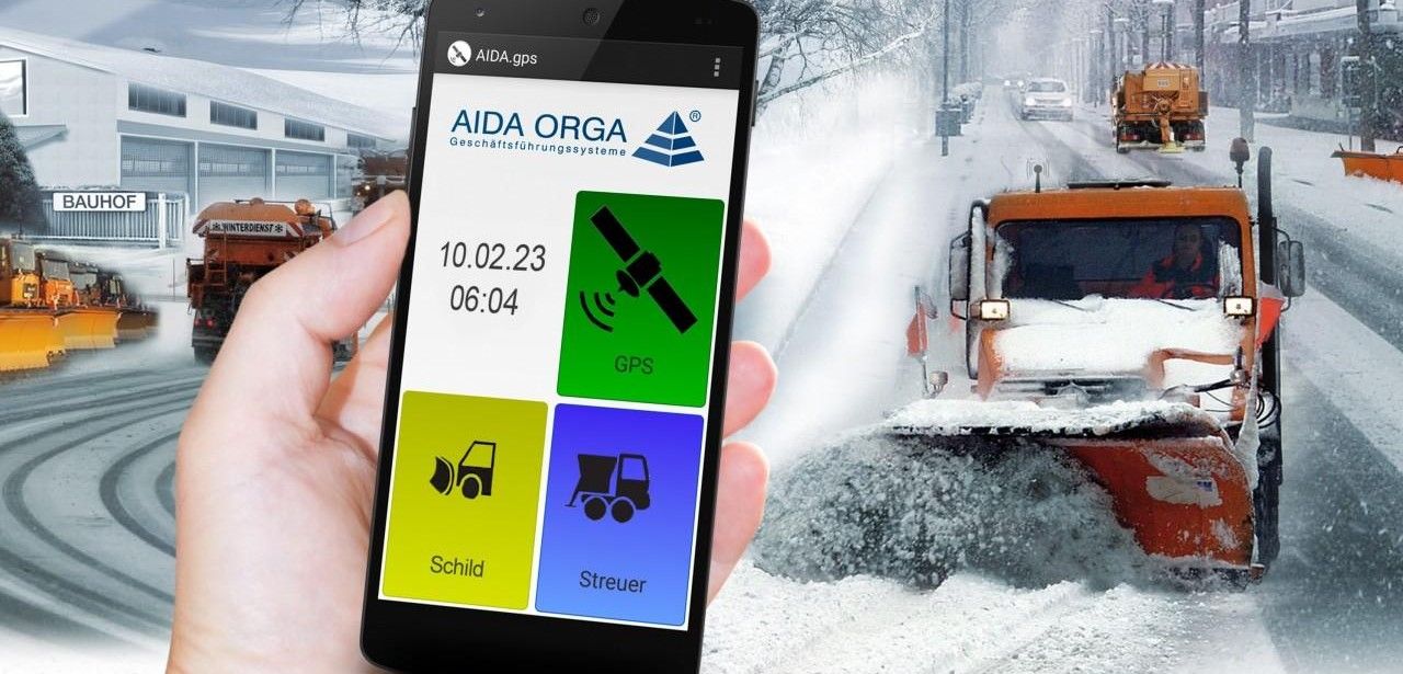 Effiziente Winterdienstdokumentation: Digitale Lösung von AIDA (Foto: AIDA ORGA)