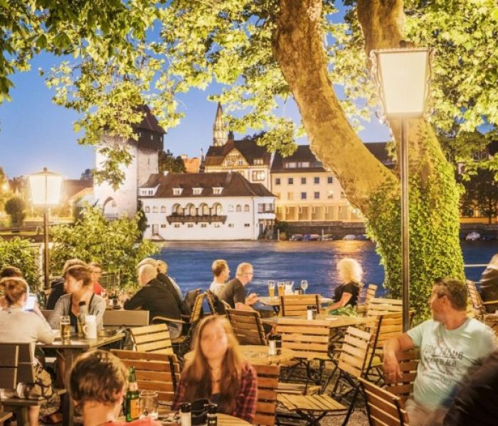 Konstanz Biergarten Terrasse Constanzer Wirtshaus (Foto: MTK. Dagmar Schwelle)